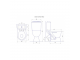 Унитаз-компакт Вега белый нижний подвод косой выпуск 2/реж полипропилен микролифт Rosa (Кировская керамика) в Краснодаре