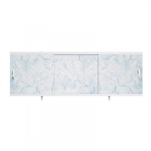 Экран для ванн 1,7 м Оптима пластик голубой мрамор (30)