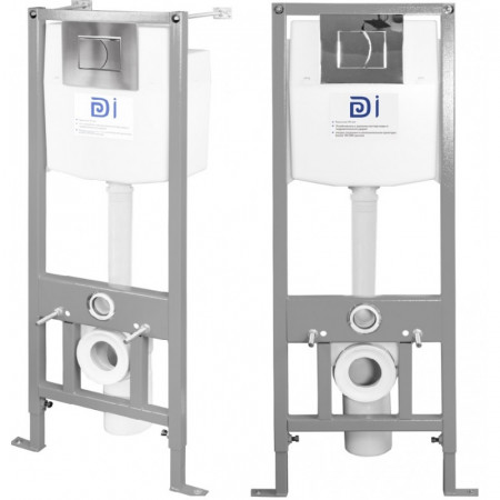 Система инсталляции для подвесного унитаза в комплекте скнопкой 2-х реж. (ИнкоЭр) в Электростали