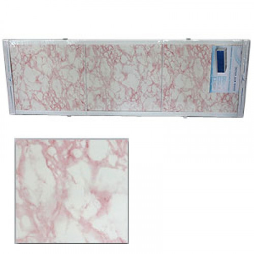 Экран для ванн 1,7 м Оптима пластик св. розовый мрамор (20)