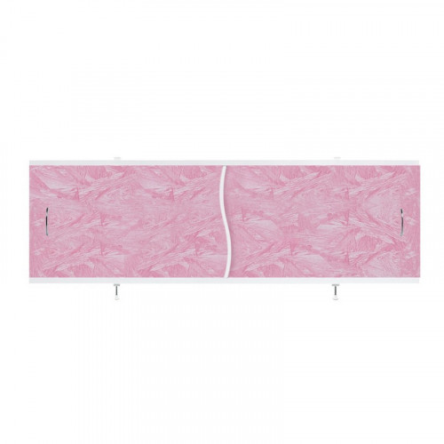 Экран для ванн 1,5 м Премьер алюминий розовый мороз (37)