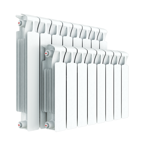 Радиатор биметаллический Monolit 500 7 секций RAL 9016 (белый) RIFAR RM50007
