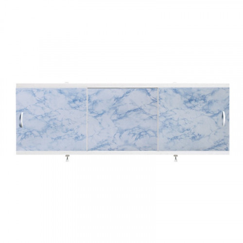 Экран для ванн 1,7 м Оптима пластик серо-синий мрамор (41)