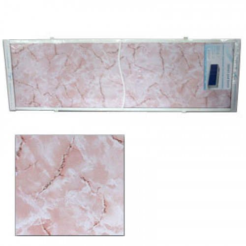 Экран для ванн 1,7 м Оптима пластик розовый мрамор (27)