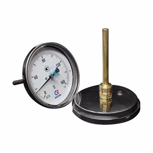 Термометр биметаллический осевой Дк100 L=64мм G1/2' 60С БТ-51.211 Росма 00000002587