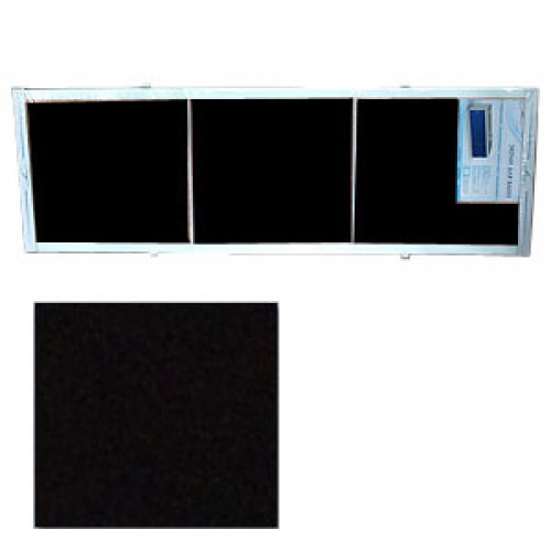 Экран для ванн 1,7 м Оптима пластик черный (Р27)