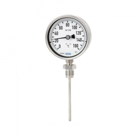 Термометр биметаллический радиальный Дк100 L=100мм G1/2' 120С R5502 Wika 36544235 в Нижнем Новгороде