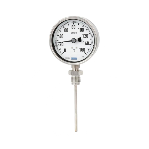 Термометр биметаллический радиальный Дк100 L=100мм G1/2' 120С R5502 Wika 36544235