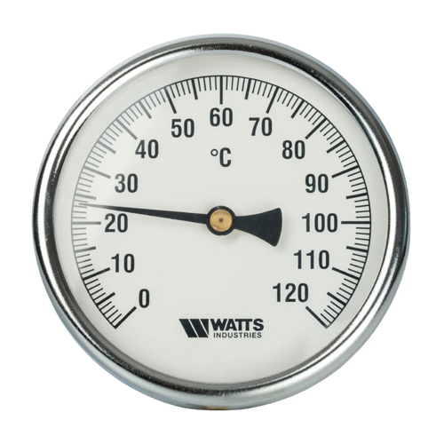 Термометр биметаллический осевой Дк80 L=50мм G1/2' 120С F+R801 Watts 10005931