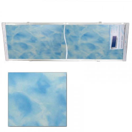 Экран для ванн 1,7 м Оптима пластик синий мрамор (13)
