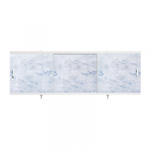 Экран для ванн 1,7 м Оптима пластик серо-голубой мрамор (17)