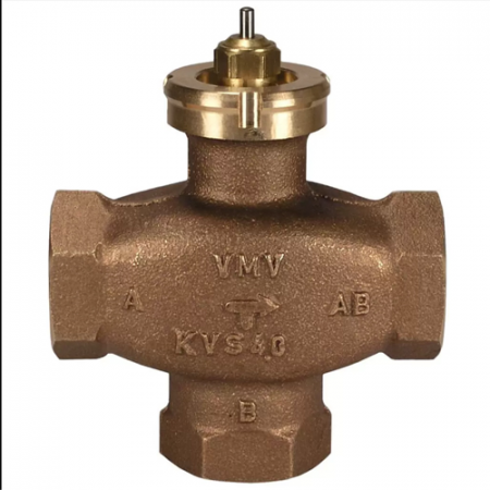 Клапан регулирующий бронза VMV Ду 32 Ру16 ВР Rp1 1/4' Kvs=10м3/ч Danfoss 065F0032 в Тюмени
