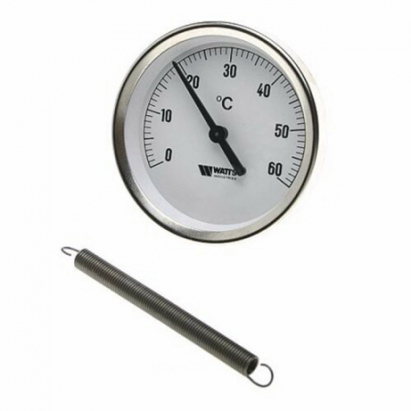Термометр биметаллический накладной Дк63 120С F+R810 Watts 10006504 в Краснодаре