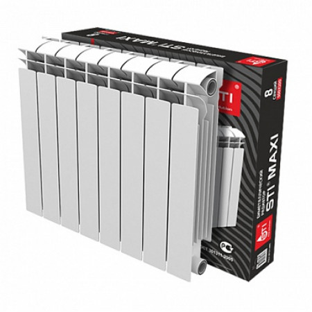 Биметаллический радиатор STI MAXI 500 100 8 секций в Электростали