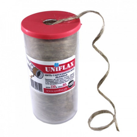 Нить льняная Uniflax в шпуле 110м в Сочи