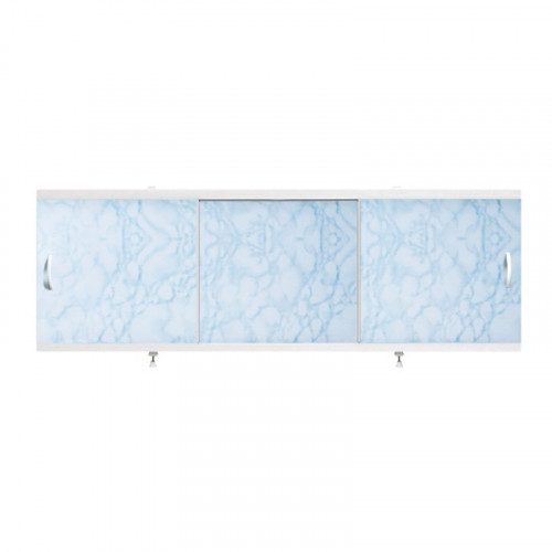 Экран для ванн 1,7 м Оптима пластик светло-голубой мрамор (16)