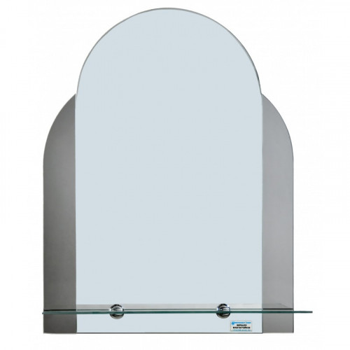 Зеркало модель 0467 (450х550 мм) с креп. (н2к2) с полкой