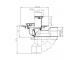 Трап для балконов и террас нерегулируемый с гидрозатвором Дн 50/75 с круглой нержавеющей решёткой 112мм горизонтальный/вертикальный выпуск HL HL80R в Тюмени