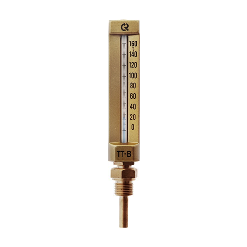 Термометр жидкостной виброустойчивый прямой L=150мм G1/2' 120С ТТ-В-150 150/50 Росма 00000002838