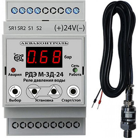Реле давления воды Акваконтроль РДЭ-М-3Д-24-0-2/3-10 1808124301 в Электростали