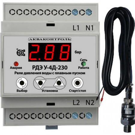 Реле давления воды Акваконтроль РДЭ-У-4Д-230-75-1/0-10 1731122401 в Электростали