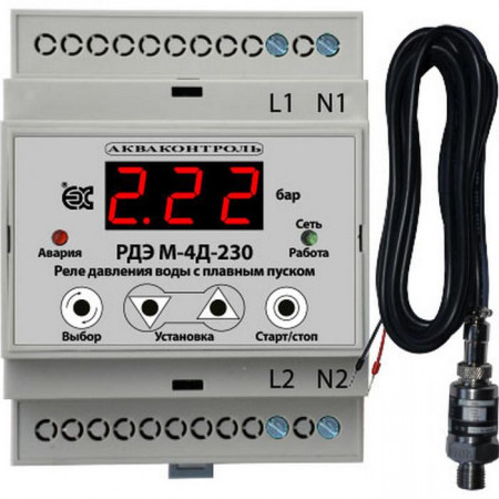 Реле давления воды Акваконтроль РДЭ-М-4Д-230-75-1/0-3 1831322401 в Электростали